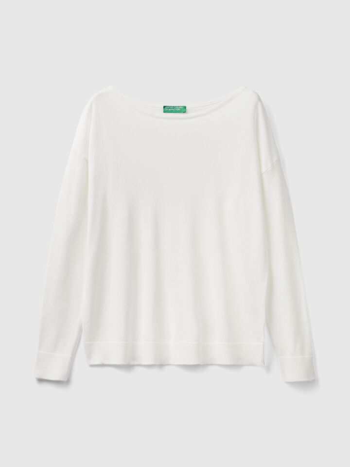 BOAT-NECK SWEAT.L/S Mujer image number 4